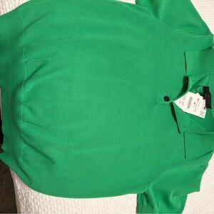 Zara Green Button Down Shirt